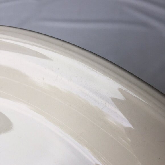 Edwin M Knowles Serving Dish Pink Yellow Floral Flower Tray Platter Plate USA - Picture 11 of 12